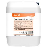 Diversey Vaskemiddel Clax elegant free 3cl3 flydende 10L