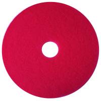 Gulvrondel, 3M Scotch-Brite, Ø43,2cm, rød, 85 mm, 17 tommer