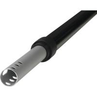 Teleskopskaft Globe alu/sort med klik 90-160cm