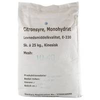 Citronsyre i 25 kg sæk til afkalkning