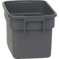 Klude- og tilbehørsboks Vikan ErgoClean grå u låg 7 l 26,30x18,50cm