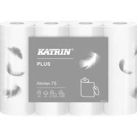 Katrin Plus køkkenrulle 2-lags hylse 45mm 22cmx21m 76ark hvid