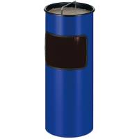 Affaldsspand metal 30 liter blå