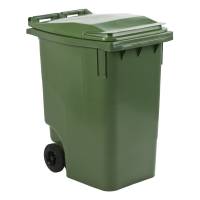 Affaldscontainer UV-resistent med 2 hjul 360 liter grøn