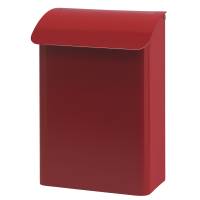 V-part brandsikret postkasse klar til vægmontering rød