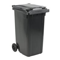 Affaldscontainer UV-resistent med 2 hjul 240 liter grå