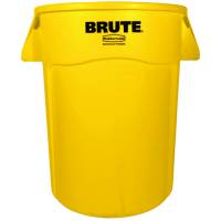 Affaldsspand Rubbermaid Brute 167 liter med bærehåndtag gul