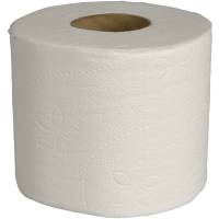 Neutral toiletpapir 2-lags, Ø12cm 100% nyfiber hvid