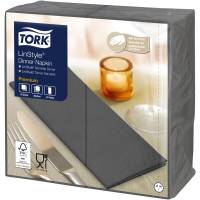 Tork Linstyle middagsserviet 1/8 fold 40x39cm nyfiber antracit