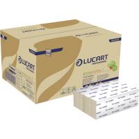 Lucart T3 Natural Håndklædeark 2-lags Z-fold 100% genbrugspapir natur