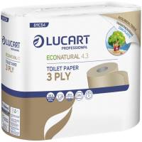 Lucart T3 Natural Toiletpapir 3-lags natur 100% genbrugspapir