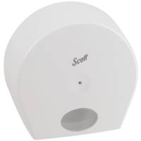 Kimberly-Clark Scott dispenser til toiletpapir hvid plast