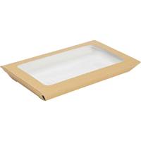 DoEco omslag til delikatesse bakke træfibre 22x14x2cm brun