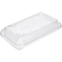 DoEco låg til delikatesse bakke 23,5x14,2x9cm PET klar