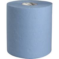 Neutral Håndklæderulle 1-lags Midi 100% nyfiber med spiralhylse blå