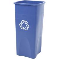 Affaldsspand Rubbermaid 87 liter til tungt affald blå