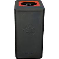 BrickBin bæredygtig affaldsspand 65 liter sort og orange