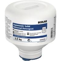 Ecolab Aquanomic Solid vaskepulver hvidt uden farve og parfume 3,5 kg