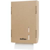 Satino dispenser 8,8x24x37cm pap til håndklædeark brun