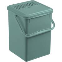 Rotho Bio affaldsspand 22,5x23x27cm 9 liter med kulfilter mørkegrøn