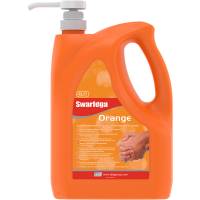 Swarfega Orange håndrens 4000 ml med farve og parfume med pumpe