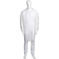Besøgsjakke Classic S/M 100x72cm PP usteril engangs hvid