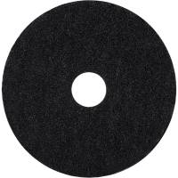 Gulvrondel 12" Ø305mm genanvendt PET fiber til grovere vådskuring sort
