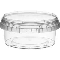 Condi bøtte combi 4,97cm Ø118mm 300ml PP 1-rums med låg
