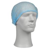 Hårnet engangs non-woven one size 53cm blå