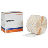 Cutiplast Sårplaster 5m x 4cm, polyester/akryl usteril hvid