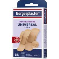 Kvikk Universal h&aelig;fteplaster vandfast 4 assorterede st&oslash;rrelser