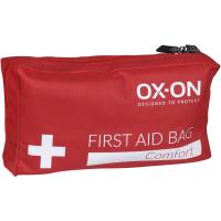 OX-ON førstehjælpstaske med indhold rød