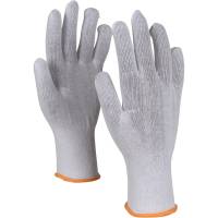 Tekstil handske str. 8 bomuld  inderhandske hvid