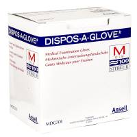 Engangshandske, Ansell, M, klar, copolymer, steril