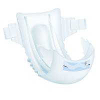 Børneble, tapeble, Bambo Nature, Junior 5+, hvid, med vådindikator