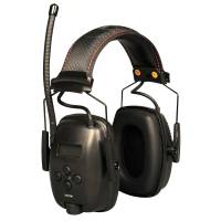 Høreværn One size, SNR 29 dB, aktivt høreværn med fuld stereo sort
