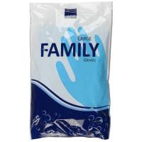 Vinylhandske Family blå med velour inderside phatalatfri vinyl large