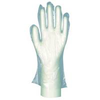 Engangshandske, Quick, textureret på yderside, transparent, LDPE small