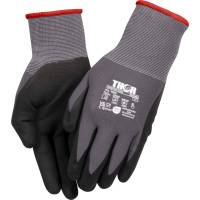 THOR Flex fingerdyppet nitrilhandske Str. 7 nitril/polyester lycra overh&aring;nd