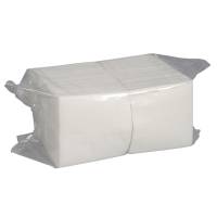 Papirvaskeklud 1-lags 20x20 cm hvid