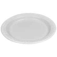 Plast tallerken luksus polystyren 23cm hvid