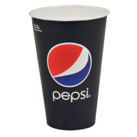 Pepsi papbæger til kolde drikke 30cl blå
