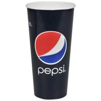 Pepsi papbæger til kolde drikke 50cl blå