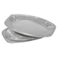 Serveringsfad 35x24,3cm 120 my sølv oval
