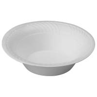 Skumtallerken Ø16cm EPS hvid