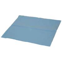 Tandlægeserviet uden halsudskæring 1-lags 37x38cm blå