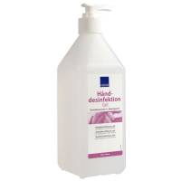 Hånddesinfektionsgel, Abena, 600 ml, flaske med pumpe