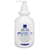 Abena hår og bodyshampoo uden farve og parfume 500ml