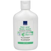 Abena hår og kropssæbe til vask uden vand uden farve og parfume 120ml