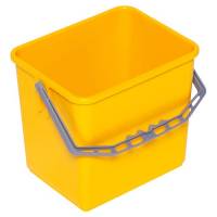Inventarspand, Tina Trolleys, 24x19x22cm, 6 l, gul, plast, med hank